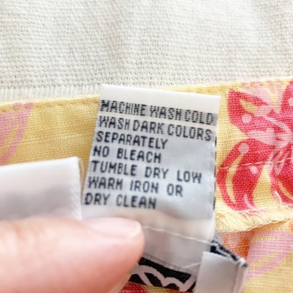 Lily Pulitzer Yellow & Pink Floral Tunic - Size Small - Picture 6 of 9